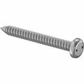 Bsc Preferred Drilled Spanner Rounded Head Screws for Sheet Metal 18-8 Stainless Steel Number 12 Size 2 L, 10PK 94065A301